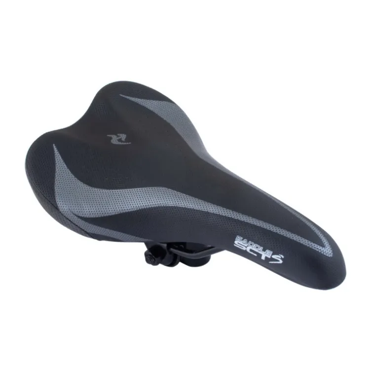 Sedlo mtb crno sivo carbon high end 270x155mm