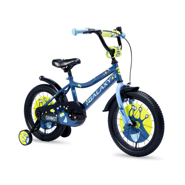 Bicikl dečiji GALAXY GHOST 16" plava/zelena