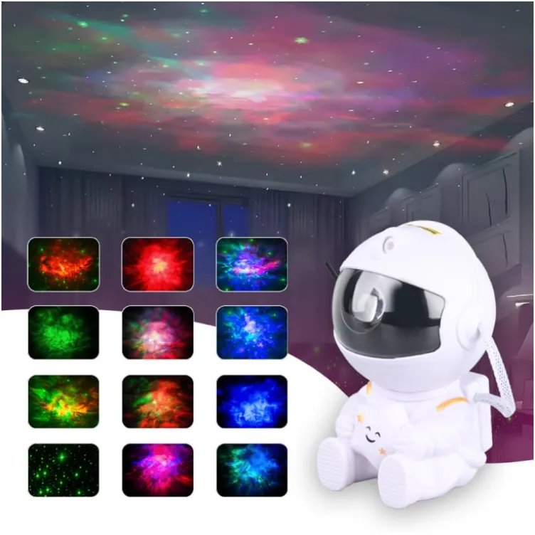 Astronaut zvezdano nebo sa nebula projektorom