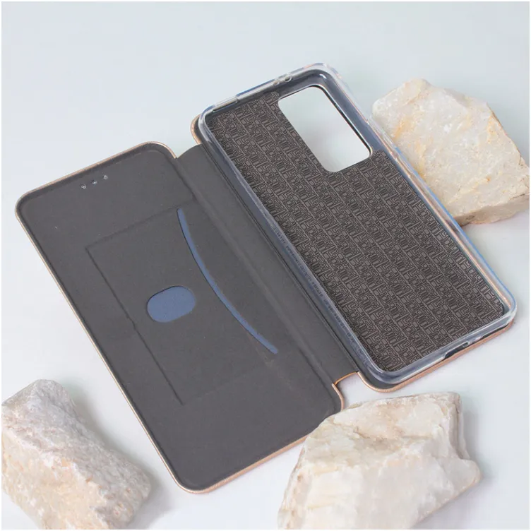 Maska na preklop Teracell Flip Premium za Xiaomi 12T/ 12T Pro/ K50 Ultra zlatna