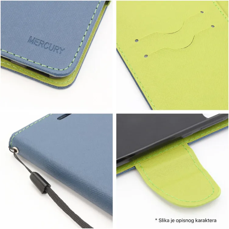 Maska na preklop Mercury za Honor X8a crna