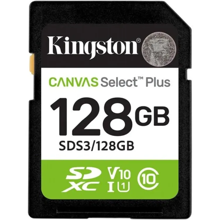 SD Card 128GB Kingston SDS3/128GB class 10 150MBs
