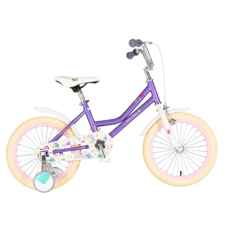Kids bike unicorn ljubičasta 16 2024
