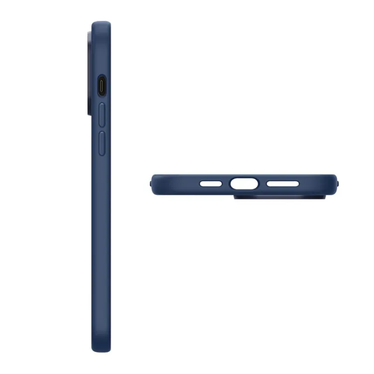 Maska Spigen silicone Fit MagSafe za iPhone 14 Pro tamno plava