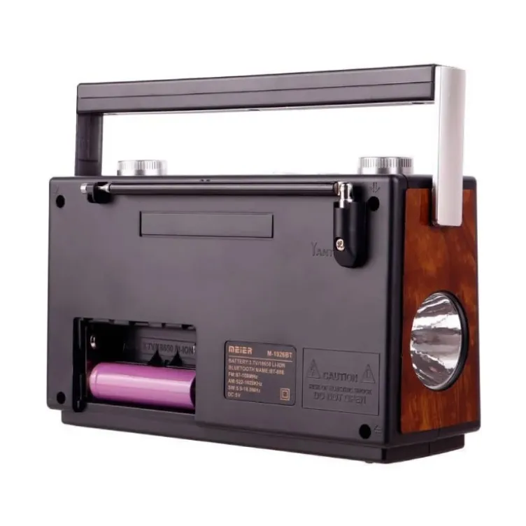 Prenosni retro radio prijemnik crveni