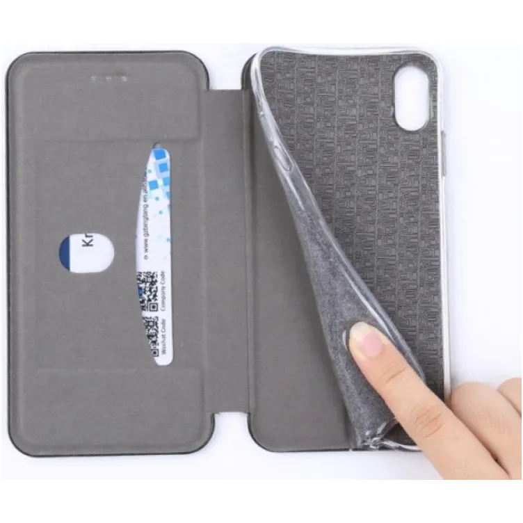 MCLF11-IPHONE 7 Plus/8 Plus * Futrola  Leather FLIP Black (149)