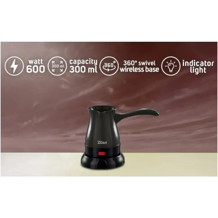 Zilan ZLN0188 BK Elektricna dzezva 300ml, 600W Crna