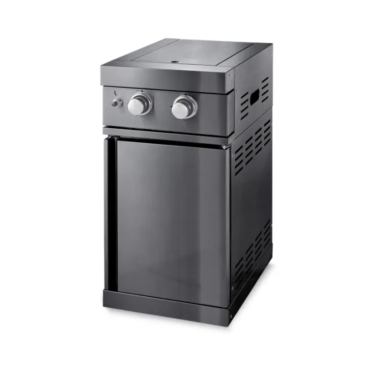 Crna linija plinska ploča sa dvostrukim gorionikom 7909