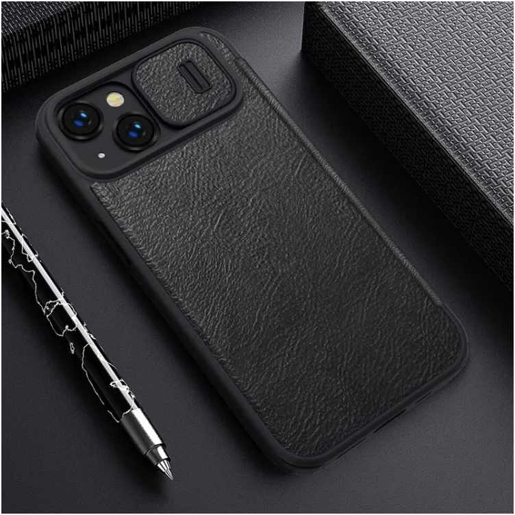 Maska na preklop Nillkin Qin Pro za iPhone 14 Plus crvena