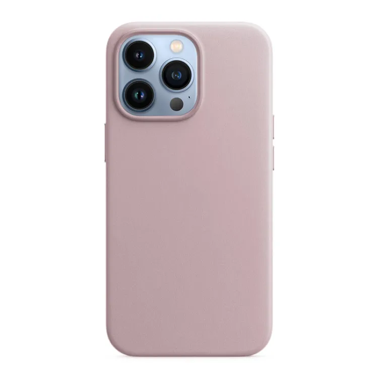Maska Beautiful Shine Leather za iPhone 14 Pro roze.