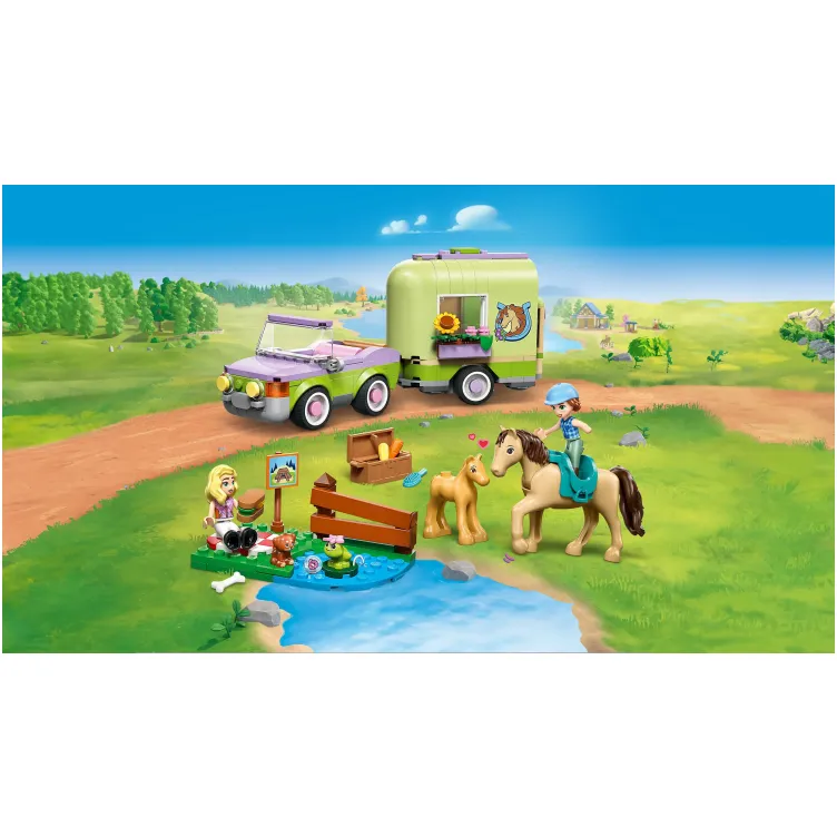 42695 Prikolica sa konjem i ždrebetom