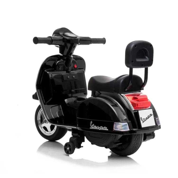 Vespa PX150 6V - Crna - Motor na akumulator za decu