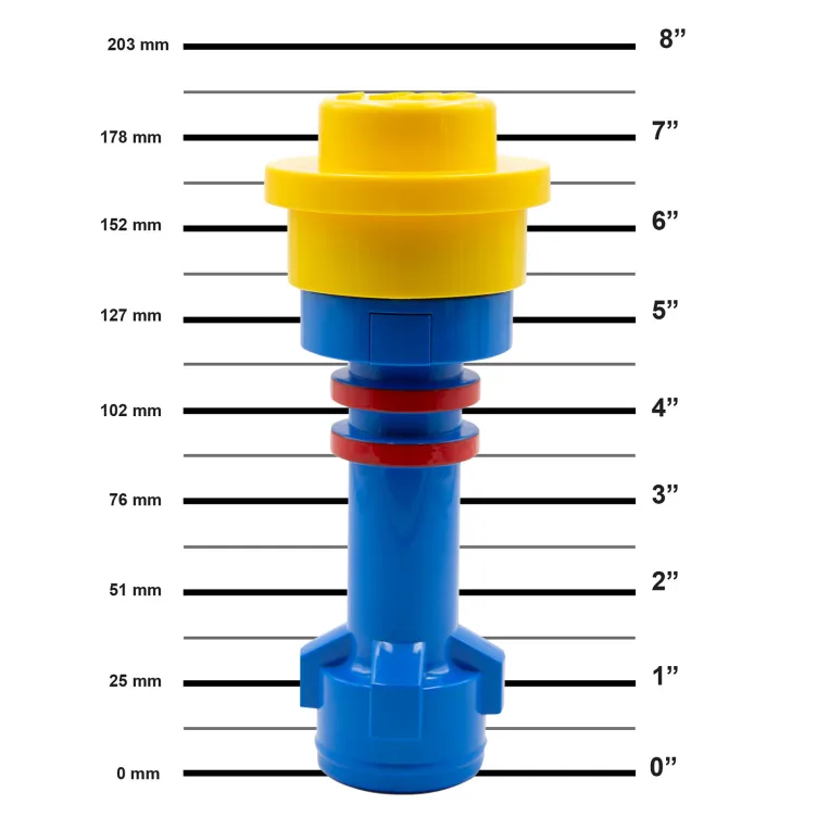 LEGO Iconic baterijska lampa: crveno-žuta