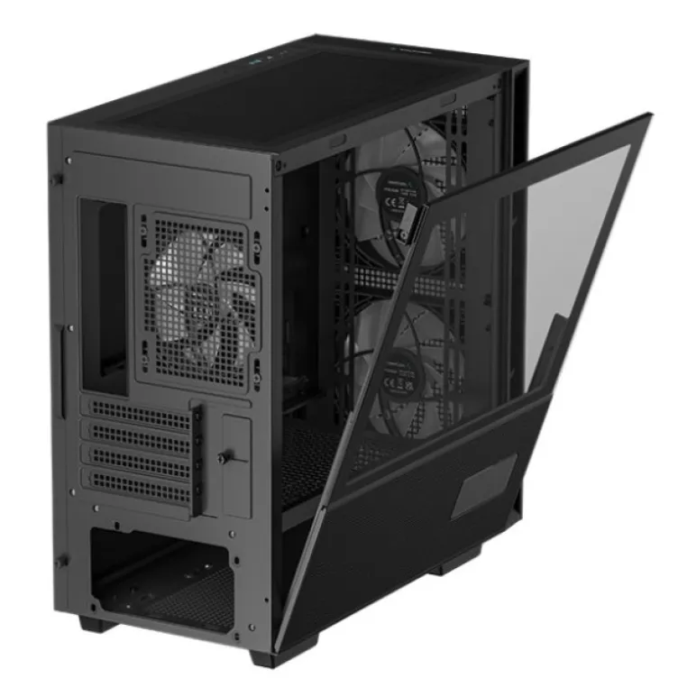 DeepCool CH360 DIGITAL mATX Kuciste,Dual Status Display, 2xLED 140mm +1x120mm, Staklena strana,USB-C