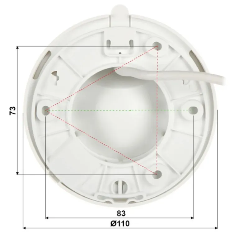 Imou Kamera IPC-T22EP-C  IP WIFI 2MP EYEBALL KAMERA  IMOU  IC 30M, 2.8MM, MIKROFON, PLASTIKA