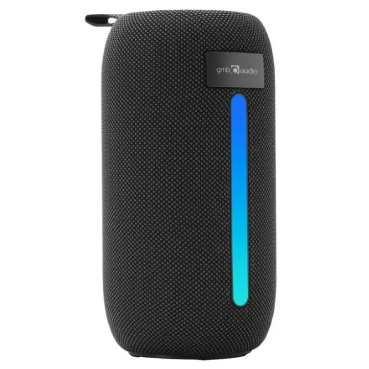 SPK-BT-LED-07 Gembird Portable Bluetooth LED speaker, 5W, BT, FM, USB, Handsfree, Black