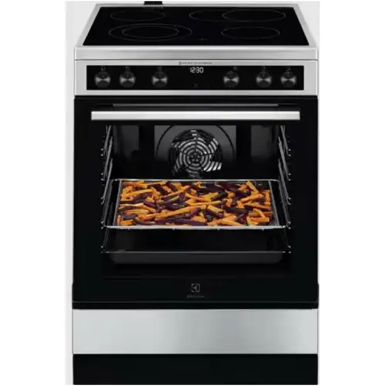 Električni šporet Electrolux LKR66021MX  širina 60cm/keramička ploča