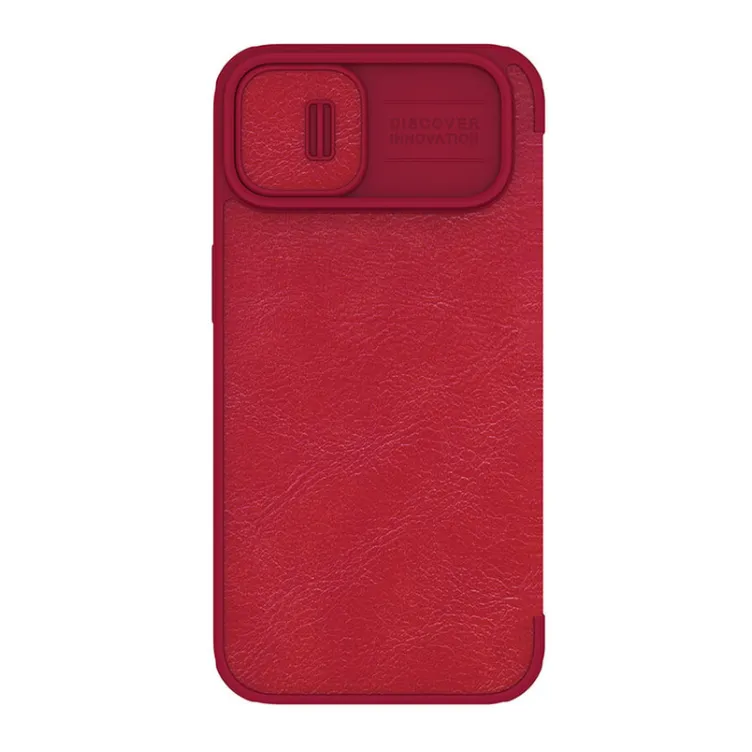 Maska na preklop Nillkin Qin Pro za iPhone 14 Plus crvena