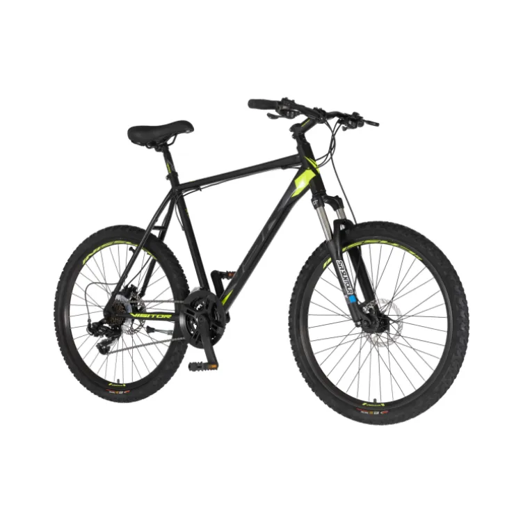 Bicikl visitor master 26" crno žuti disk hidraulika