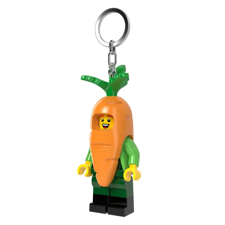 LEGO Minifigure privezak za ključeve sa svetlom: Tip u šargarepa kostimu