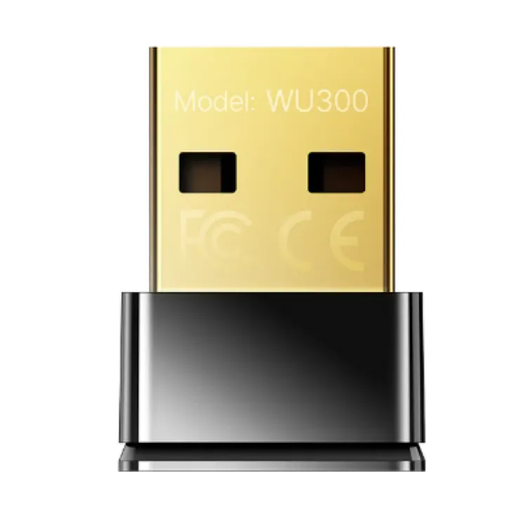 Cudy WU300, AX300 Wi-Fi 6 Nano USB adapter, 2.4 GHz, 286 Mbps