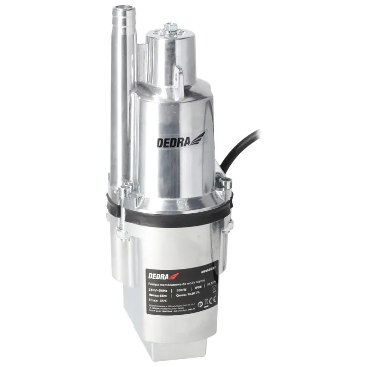 Potapajuća membranska pumpa za čistu vodu DEDRA DED8851 – 300W