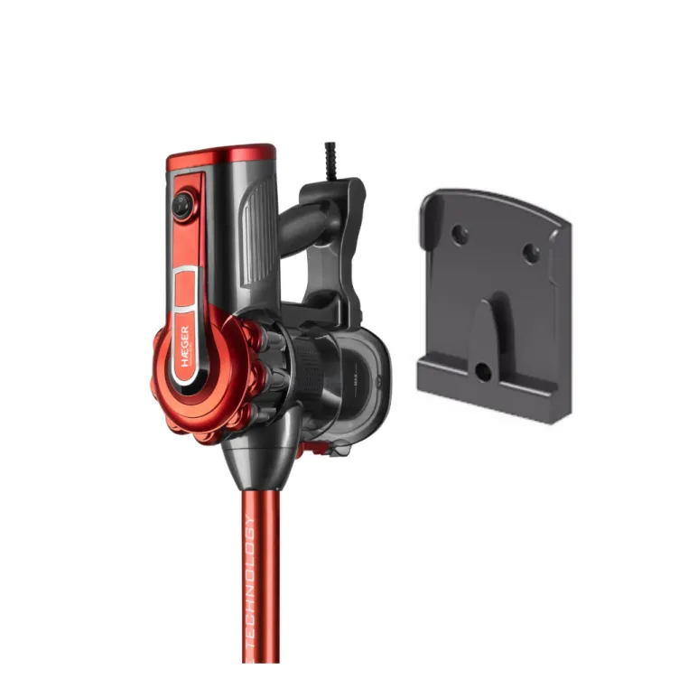 HAEGER VC-600.048A ŠTAPNI I RUČNI USISIVAČ SA ZIDNIM NOSAČEM I HEPA FILTEROM