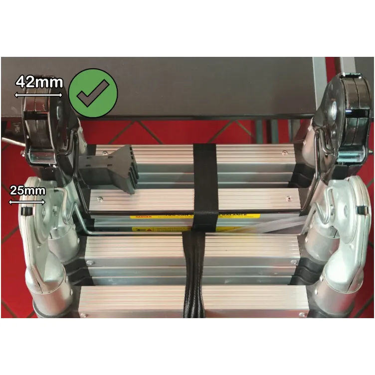 SuperStep Duple Aluminijumske Teleskopske Merdevine 2,8+2,8 XL