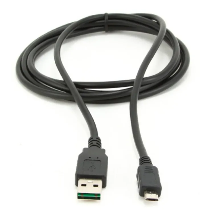 CC-mUSB2D-1M Gembird Double-sided USB 2.0 AM to Micro-USB cable, black, 1 m