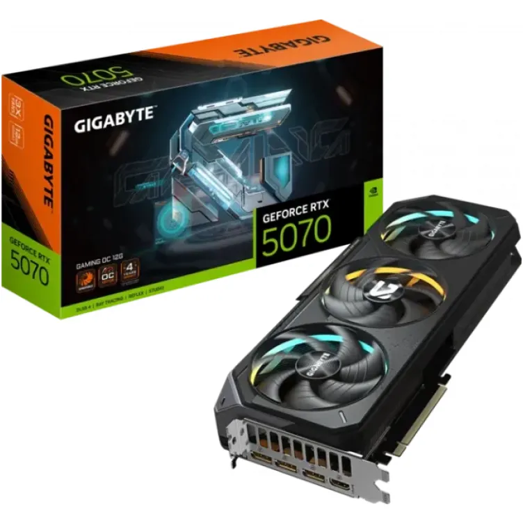 GIGABYTE nVidia GeForce RTX 5070 GAMING 12GB 192bit GV-N5070GAMING OC-12GD rev 1