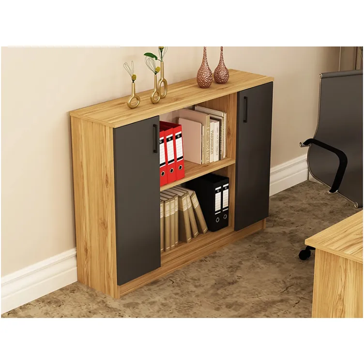 Kancelarijski komplet drvni dezen - antracit