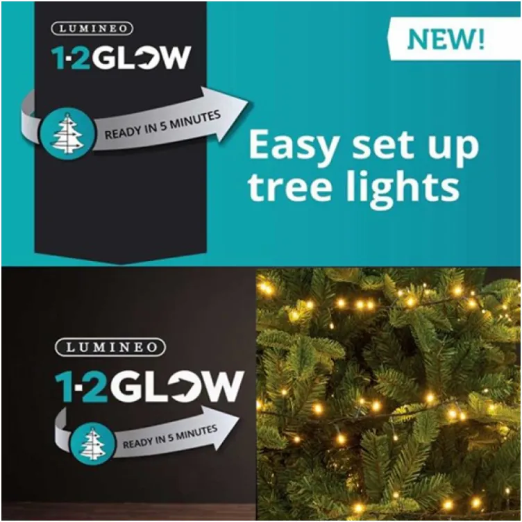 Novogodišnja LED rasveta 150cm Toplo bela Lumineo 1-2 Glow 495460