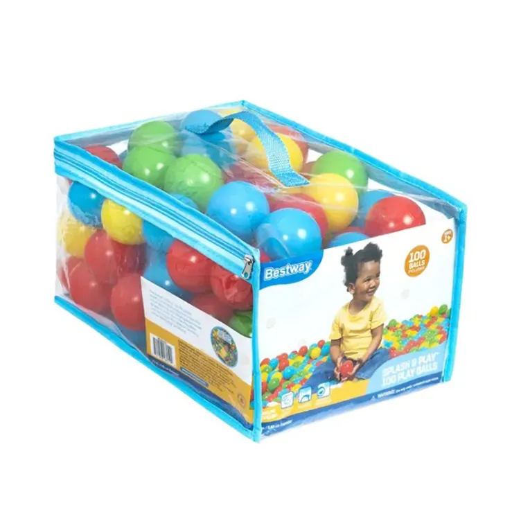 Šarene plastične loptice 100kom Splash & Play Bestway 52648