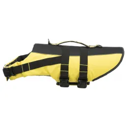 Zaštitni prsluk za vodu za pse žuti S