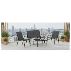 Baštenska garnitura Lagos Crna