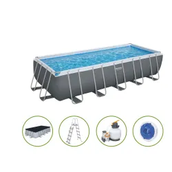 Bestway Metalni pravougaoni bazen 5,49 m X 2,74 m X 1,22 m