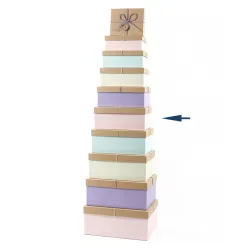 Ukrasna kutija pastel 29x12x22,5cm