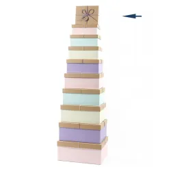 Ukrasna kutija pastel 19x7x15cm