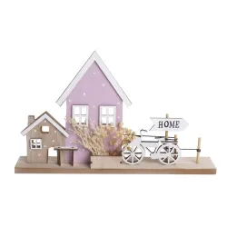 Figura drvena kućica home 