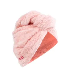 Peškir za kosu od mikrovlakana ružičasti