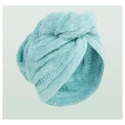 Peškir za kosu od mikrovlakana svetlo zeleni