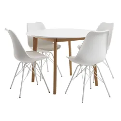 Trpezarijski set Jeti Bela 