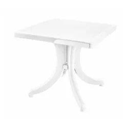 Sto plastični 80 x 80 Orlando Beli