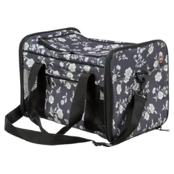 Torba adrina 26x27x42cm crna cvetni dezen