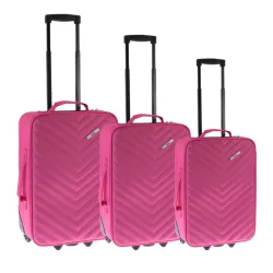 Set kofera 3/1 Sazio Doha Pink
