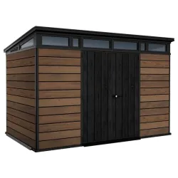 Baštenska kućica Deco Pent 11x7 boja oraha