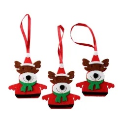 Crafty NY, novogodišnji ukras, irvas, 55 x 63mm, 3K