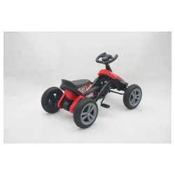 Konstrukcija visokog kvaliteta  -Upravljanje preko volana  -Broj sedišta: 1 -Mogućnost kretanja u oba pravca (napred i nazad) -Za decu od 3 do 8 godina  -Preporučeno max. opterećenje: 35kg -Težina proizvoda: 7,7 kg -Dimenzije proizvoda: 113x 57 x 73 cm -Težina pakovanja: 10 kg