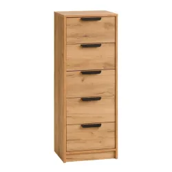 Komoda 5 fioke Georgia hrast