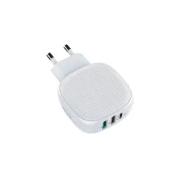 Voltaic USB Charger PD Type-C QC 3.0 28.5W White